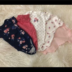 5 piece newborn onesies